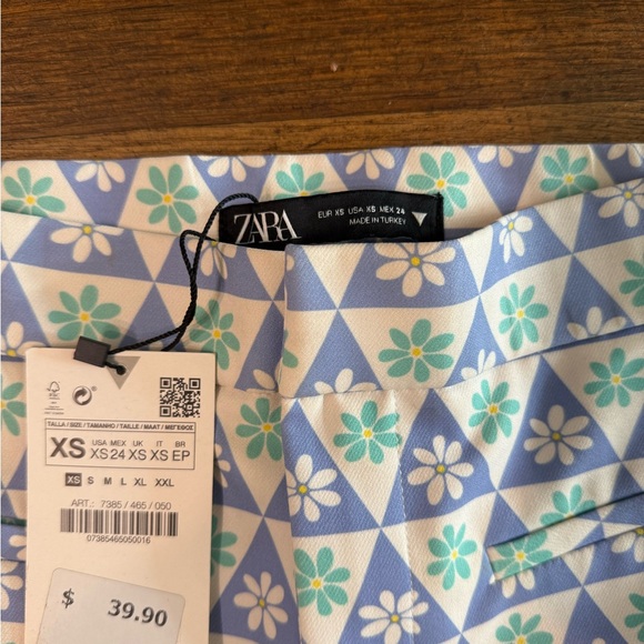 Zara 2 piece matching Set Pant with Crop Top Size XS - Picture 10 of 15